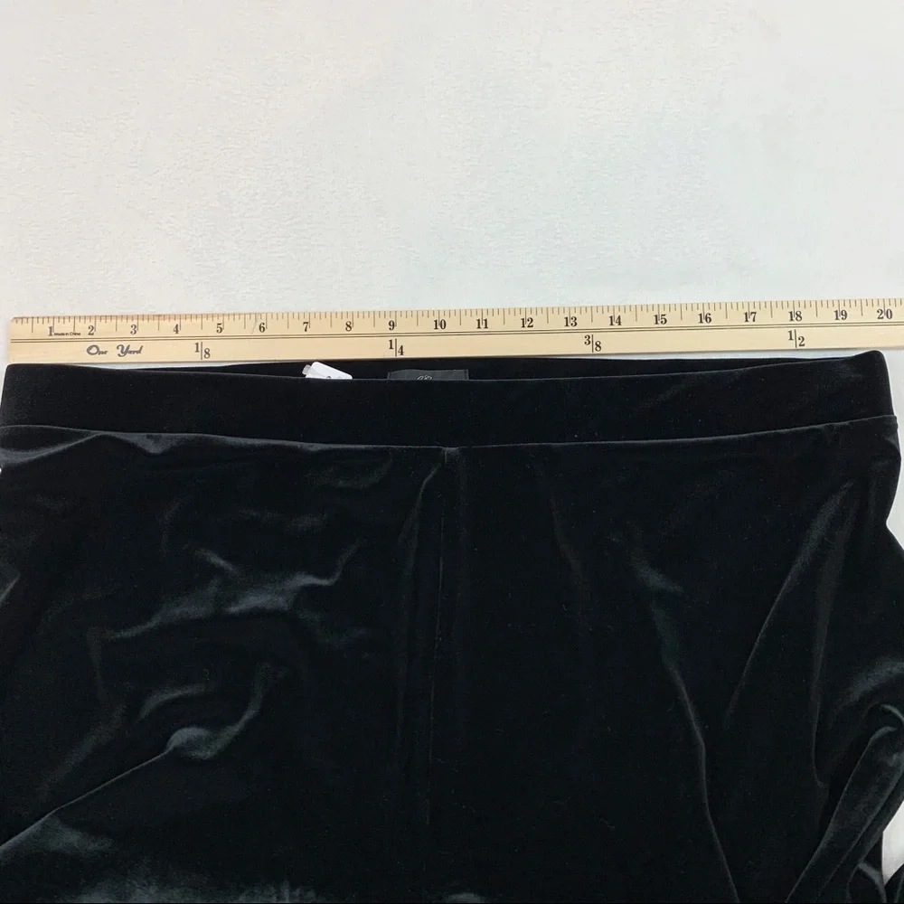 J Crew Stretch‎ Velvet Leggings high rise black